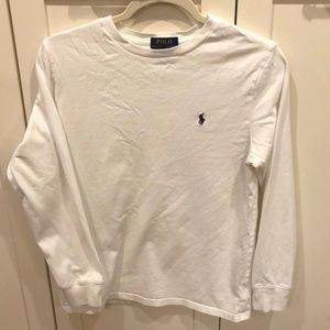 Ralph Lauren Polo long sleeved white t-shirt